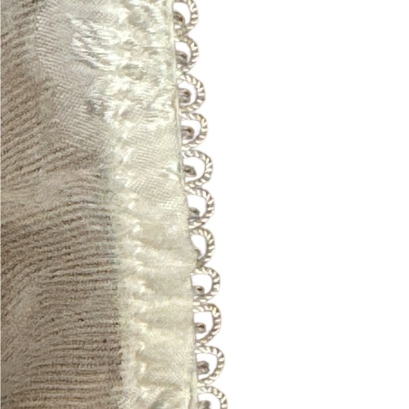 NWOT NK Imode Silk bridal babydoll chemise bow, pearl and rayon lace details - Picture 11 of 15